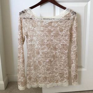 Free People Lace Top